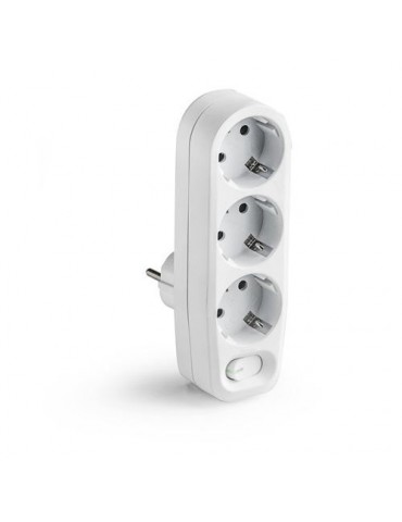 ADAPTADOR DOBLE TT 16A-250V CON INTERRUPTOR 1343
