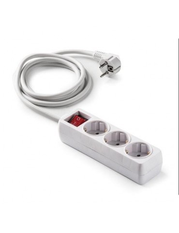 BASE 3 TOMAS/TT. CABLE 1.5 M. C/INTERRUPTOR 9/703
