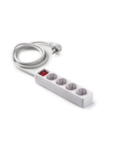 BASE 4 TOMAS/TT. CON INTERRUPTOR CABLE 3 M. 9/804