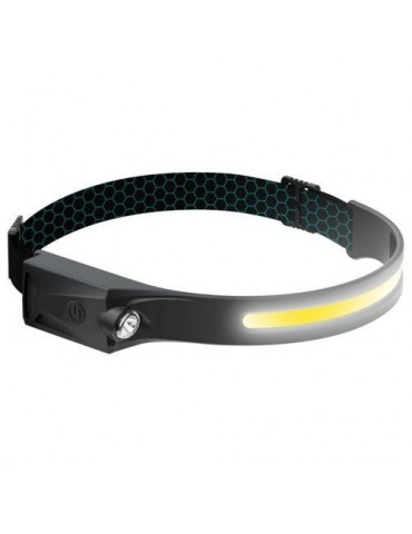 LINTERNA LED FRONTAL 5W COB 2XAAA 25423