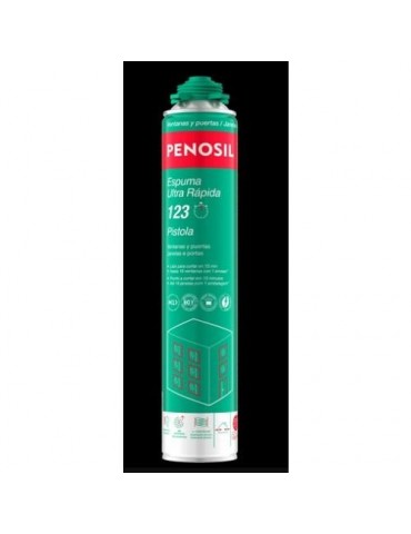 ESPUMA POLIURETANO ULTRA RAPIDA 123 PISTOLA 870ML