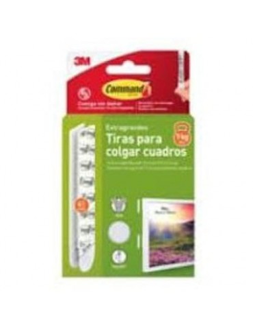 TIRAS CUALGA CUADROS PEQUEÑAS BLANCAS