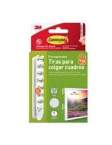 TIRAS CUELGA CUADROS MEDIANAS BLANCAS