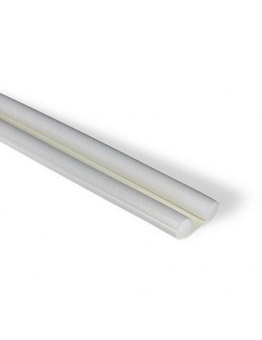BURLETE DOBLE BAJO PUERTA ESPUMA 95CM BLANCO