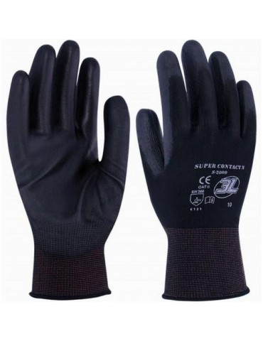 GUANTE SUPERCONTACT N BOLSON NEGRO T.10 SC-2000B