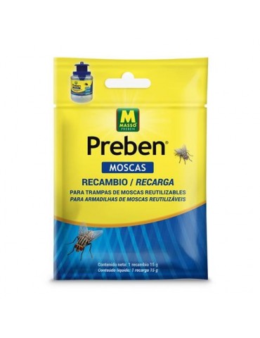 RECAMBIO PARA TRAMPAS DE MOSCAS PREBEN 231744