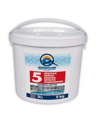 QUIMICLOR 5 EFECT. TAB.200 GR. 5KG.