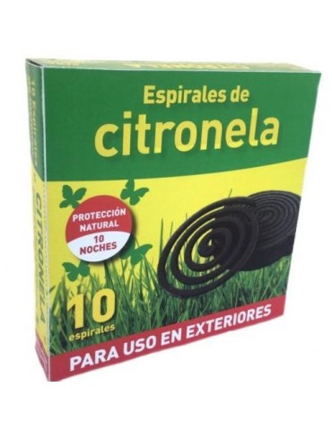 ESPIRALES CITRONELA ANTIMOSQUITOS 10UDS.   359
