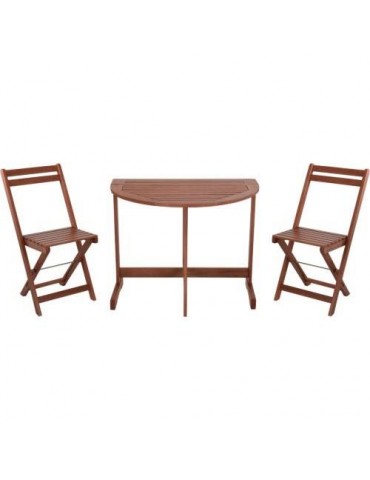 CONJUNTO BISTRO 1 MESA 2 SILLAS ACACIA VT2200290