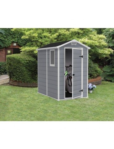 CASETA RESINA C/SUELO 130X195X198CM GRIS