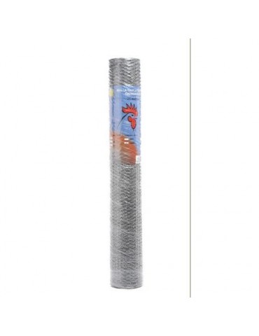 ROLLO TRIPLE TORSION GALVANIZADA Nº13 25X1M