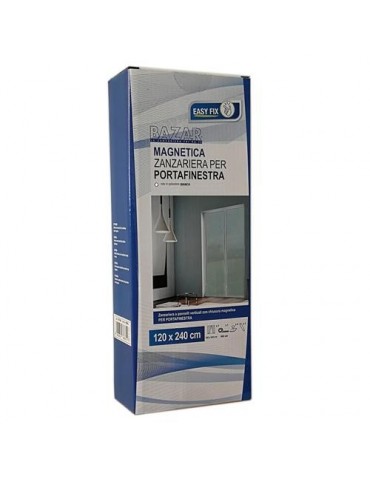 MOSQUITERA MAGNETICA PUERTA 120X240 NEGRO