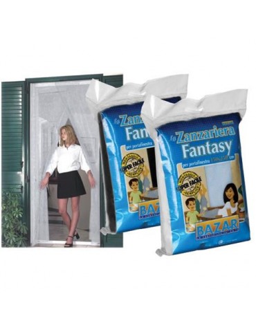 MOSQUITERA CORTINA PUER.150X250 NEGRO