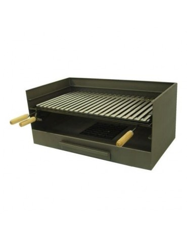 CAJON BARBACOA CON PARRILLA INOX. 61X40X33CM.71515