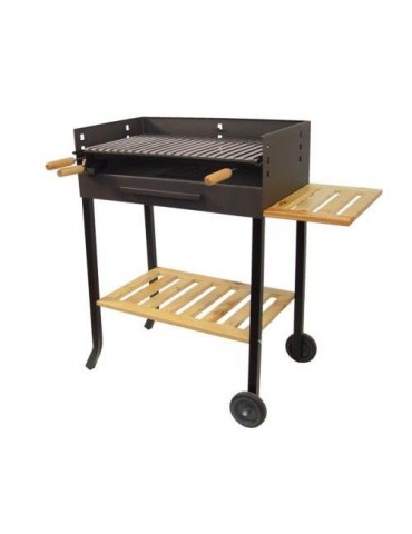 BARBACOA PARRILLA INOX CON RUEDAS 71450