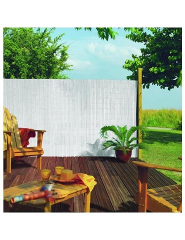 CAÑIZO MEDIA CAÑA SEMI-OVAL PVC 1X3M BLANCO 201216