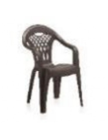 SILLA JARDIN CANCUN WENGUE MONOBLOCK 43026
