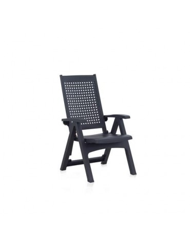 SILLON MULTIPOSICIONES METAL ANTRACITA 55351