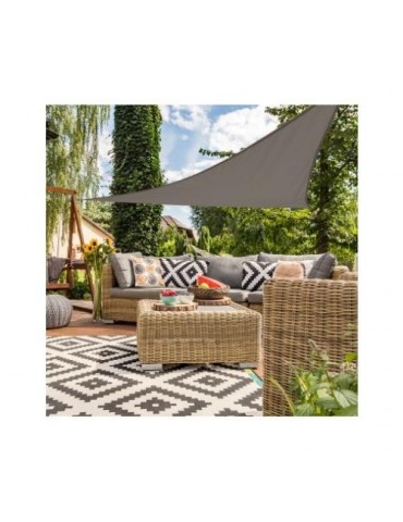 TOLDO SOMBREO TRIANGULAR POLIESTER 360CM ANTRACITA