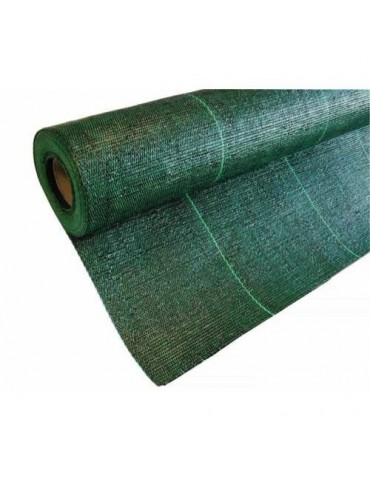 MALLA ANTIHIERBAS VERDE 100GR 2X10M. 213053