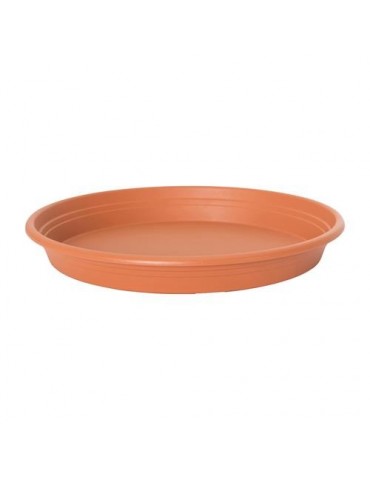 PLATO MACETA BALCON REDONDO TERRACOTA 25CM.