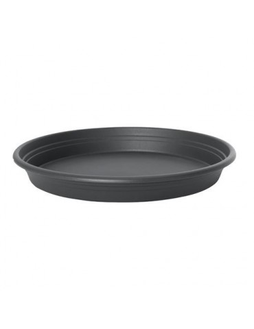 PLATO MACETA BALCON REDONDO ANTRACITA 25CM.