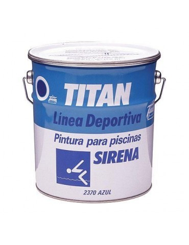 PINTURA PISCINAS SIRENA AL AGUA AZUL 4 L.