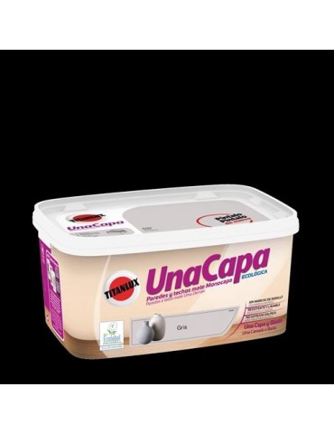 PINTURA TITAN 1 CAPA GRIS 4L. 5699290