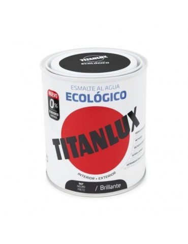 TITANLUX ESMALTE ECO BRILLO NEGRO  750ML 00T056734
