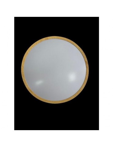 PLAFON HYDRA REDONDO SUPERF MARCO MADERA 3600LM