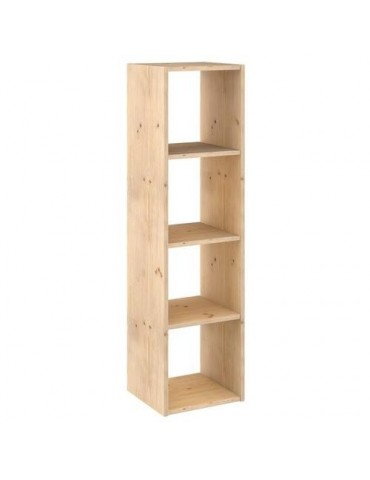 ESTANTERIA MODULAR 4 CUBOS DINAMIC PINO MACIZO
