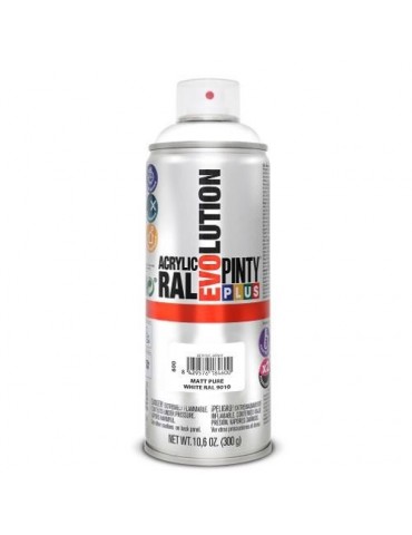 PINTURA SPRAY PINTY PLUS BLANCO MATE 520ML