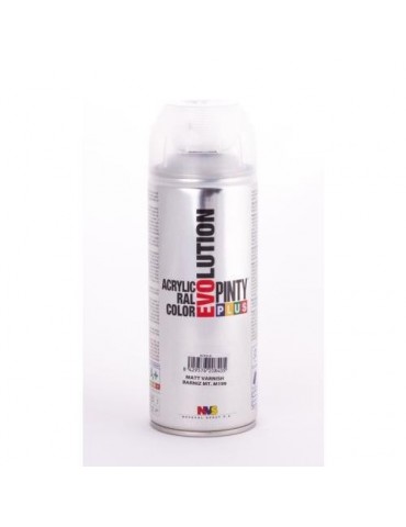 PINTURA SPRAY PINTY PLUS BARNIZ MATE 520ML.