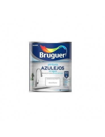 ESMALTE AZULEJOS AL AGUA BLANCO SATINADO 750ML