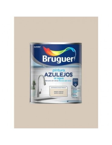 ESMALTE AZULEJOS AL AGUA SATINADO PIEDRA NAT 750ML