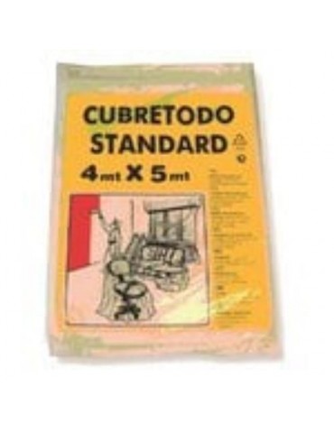 PLASTICO CUBRETODO PINTAR ESTANDAR 4X5 M 401000