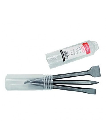 KIT SDS-PLUS PUNTERO+CINCEL+CINCEL ANCHO 250MM