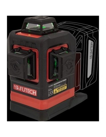 NIVEL LASER VERDE 3D MULTI-BATERIA 18VMAX 54340