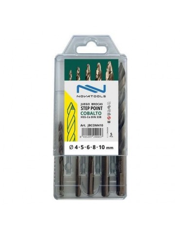 ESTUCHE BROCAS MULTI STEP HSS-CO 4-5-6-8-10MM
