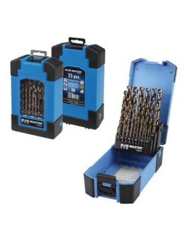 EST.AZUL 25PCS HSS-CO DIN338 Ø1-13X0,5MM. PC6011