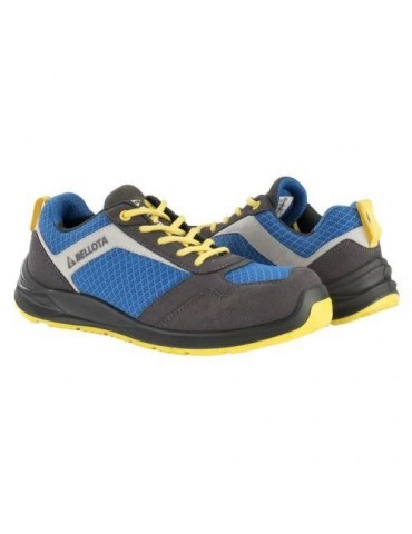 ZAPATO SEG. S1P FLEX AZUL-AMARILLO T-43