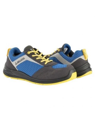 ZAPATO SEG. S1P FLEX AZUL-AMARILLO T-44
