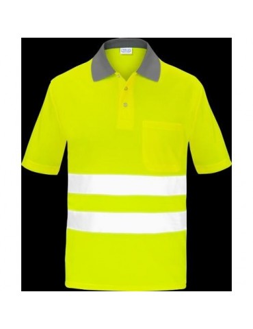 POLO ALTA VISIB. M/C            XXL