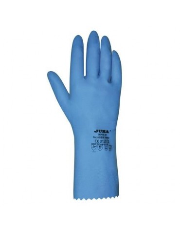 GUANTE S/SOPORTE LATEX NATURAL T-7 AZUL   621B38/7