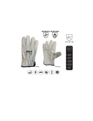 GUANTE PIEL FLOR VACUNO TALLA 8