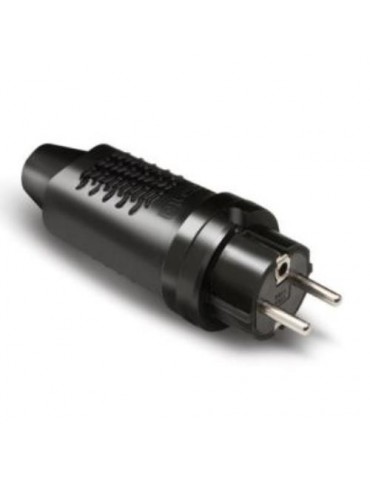CLAVIJA MACHO TT. 16 AH. 250 V. GOMA NEGRA