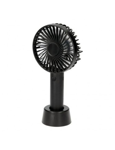 MINI VENTILADOR MANO BALU USB RECARG NEGRO DC 5V