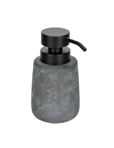 DOSIFICADOR JABON CERAMICA SACILE 400ML GRIS NEGRO