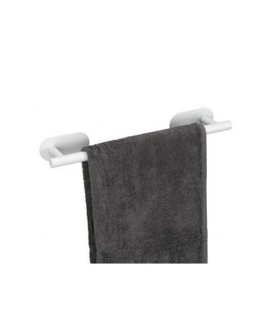 TOALLERO BARRA ACERO INOX 40CM TURBO-LOC BLANCO