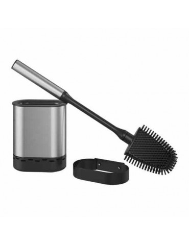ESCOBILLA SILICONA WC NEGRO INOX 185519000